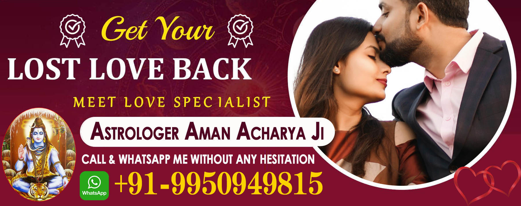 Astrologer Aman Acharya +91-9950949815